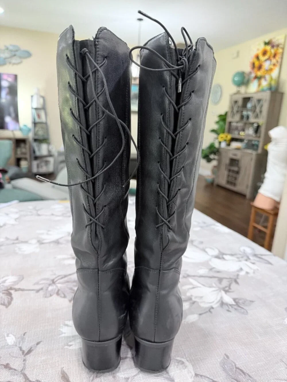 Blondo Waterproof Leather Riding Boots Made in Canada Size 9.5 B